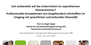 Professor Birgit Heppt (TUDo) was a guest lecturer at the Interdisciplinary Centre for Educational Research (IZfB)